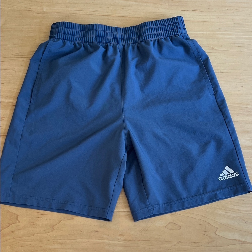Adidas Blue Athletic Shorts L (14-16)